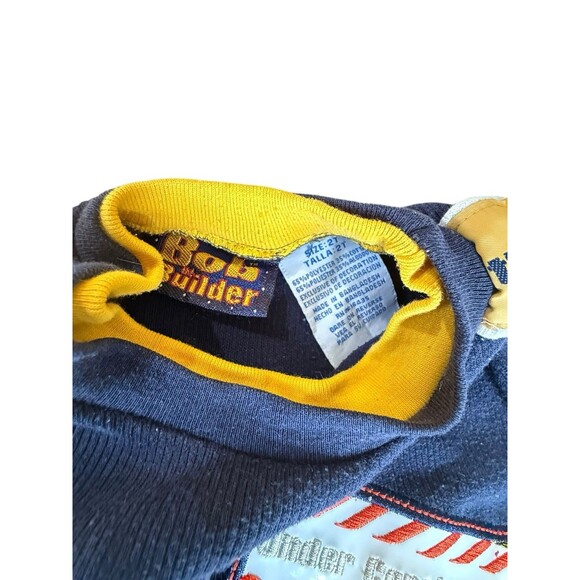 Vintage Y2K Bob The Builder Short Sleeve Toddler Shirt 2T Under Construction - Picture 3 of 3